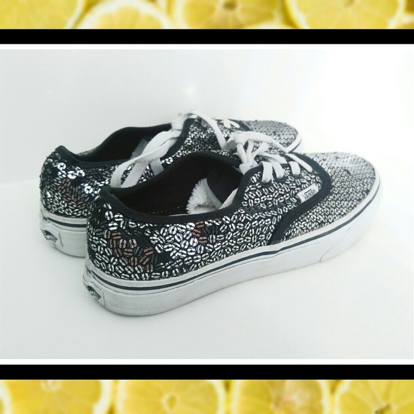 sequin vans shoes